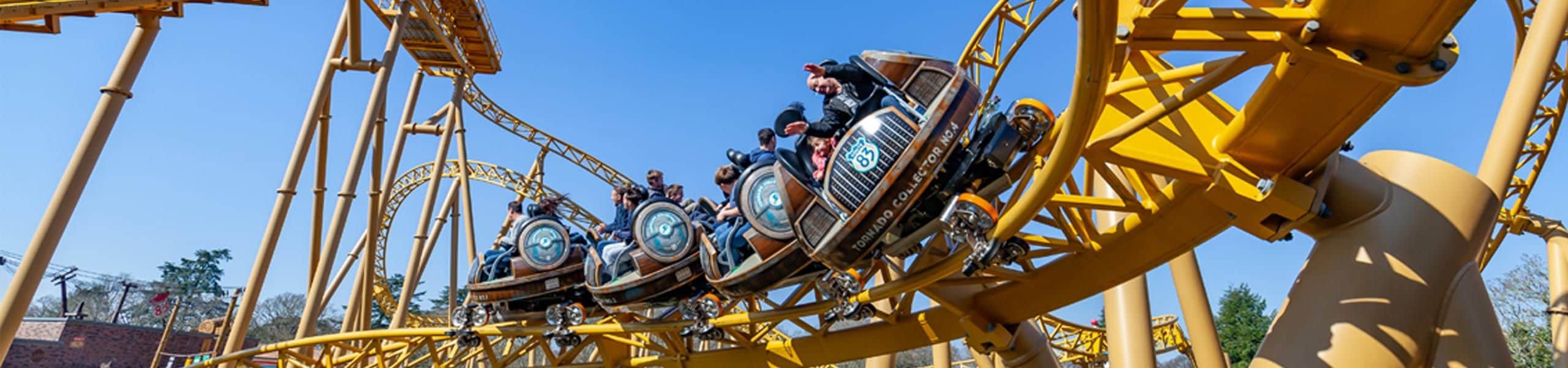 Storm Chaser Family Spinning Roller Coaster| Paultons Park