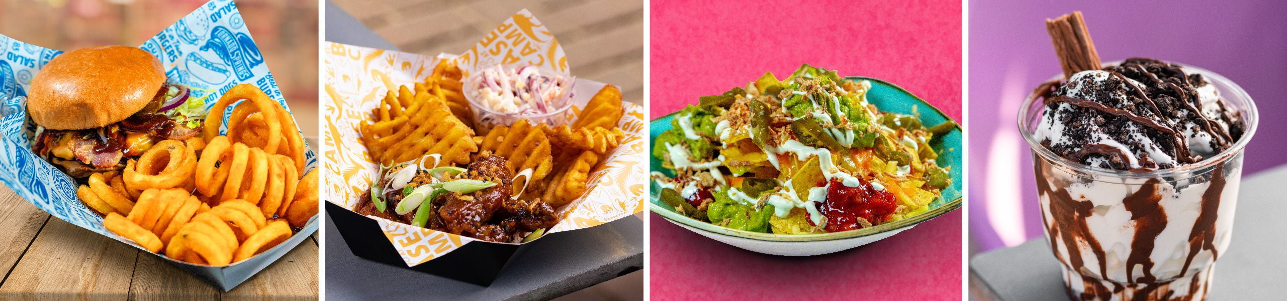 Juicy Burger and Fries