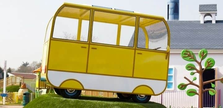 Peppa pig yellow camper hot sale van