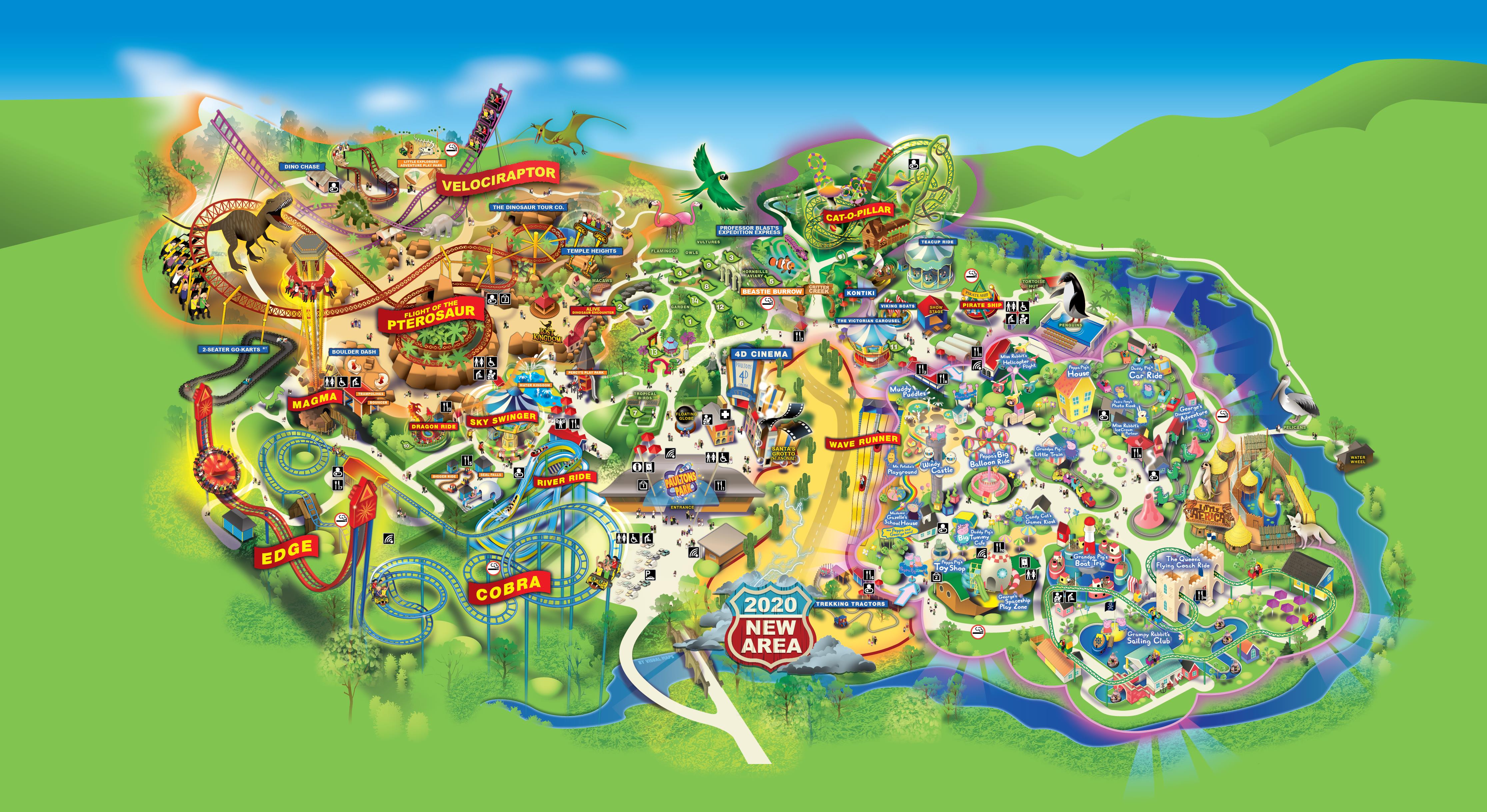Divertical Theme Park Map Theme Park Map Theme Park Theme | Images and ...