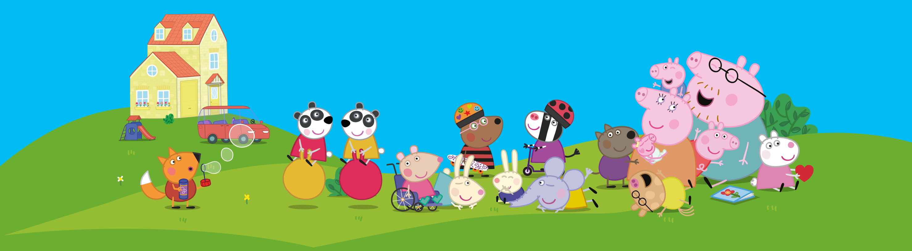 Peppa Pig Footer banner