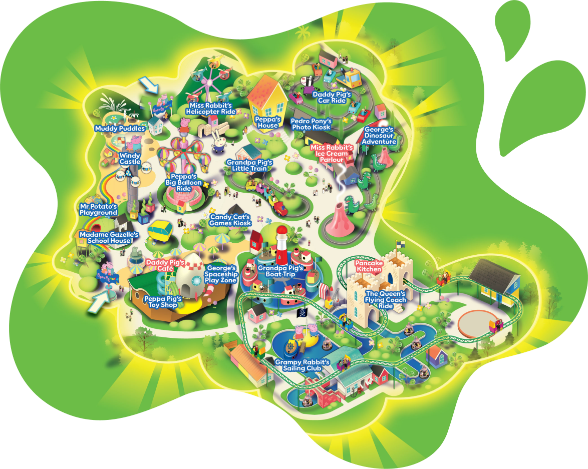 Peppa Pig World Map