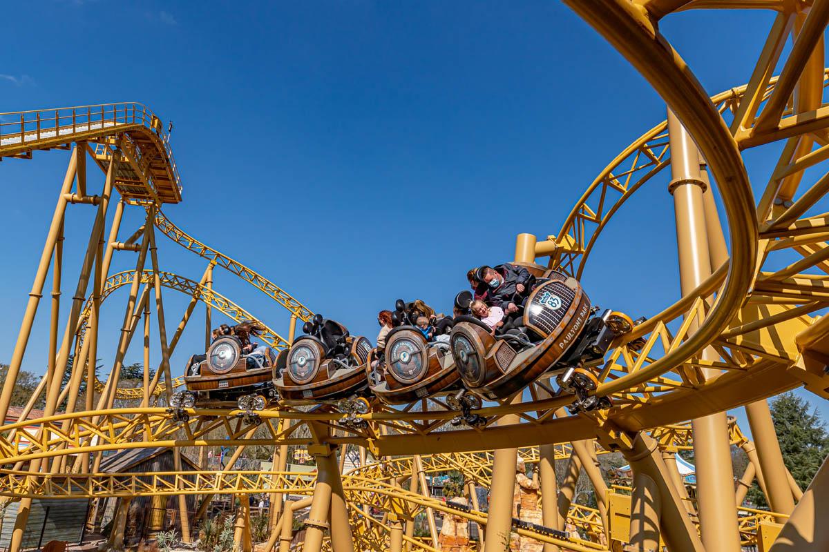 Storm Chaser Roller Coaster at Paultons Park