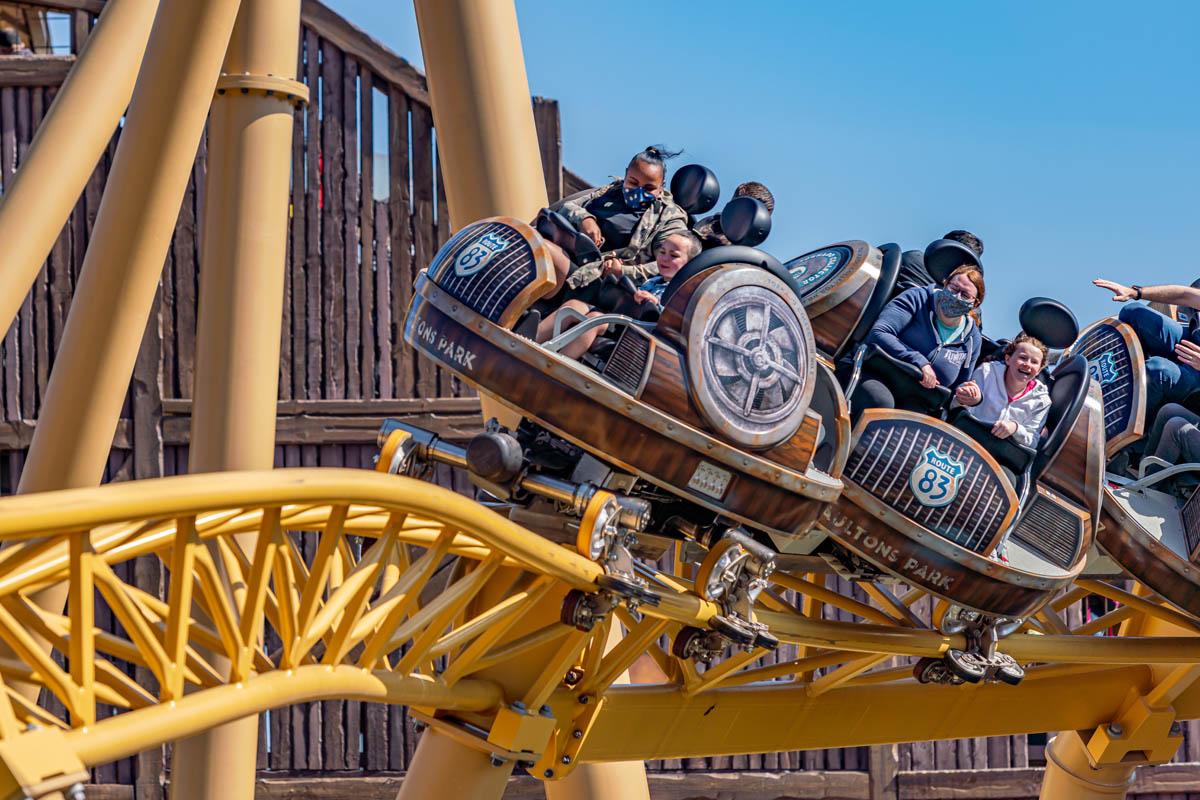 Storm Chaser Roller Coaster at Paultons Park