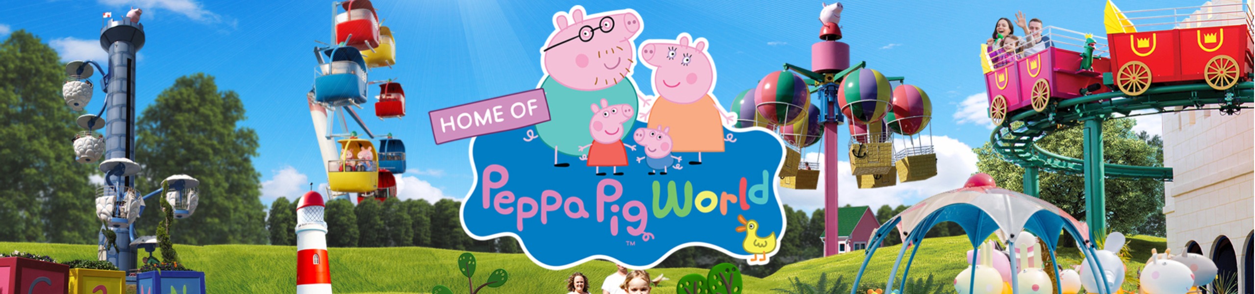 Peppa Pig World banner